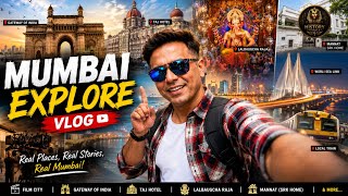 Exploring Mumbai's Most Famous Places | Complete Mumbai Tour (Vlog) | 4K Cinematic Adventure