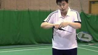 Badminton-Backhand Spin Net Shot