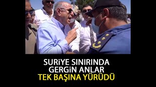 Ümit Özdağ Suriye Sınırına Yürüdü Polis Grup Halinde Yürümelerine Izin Vermeyince Tek Yürüdü