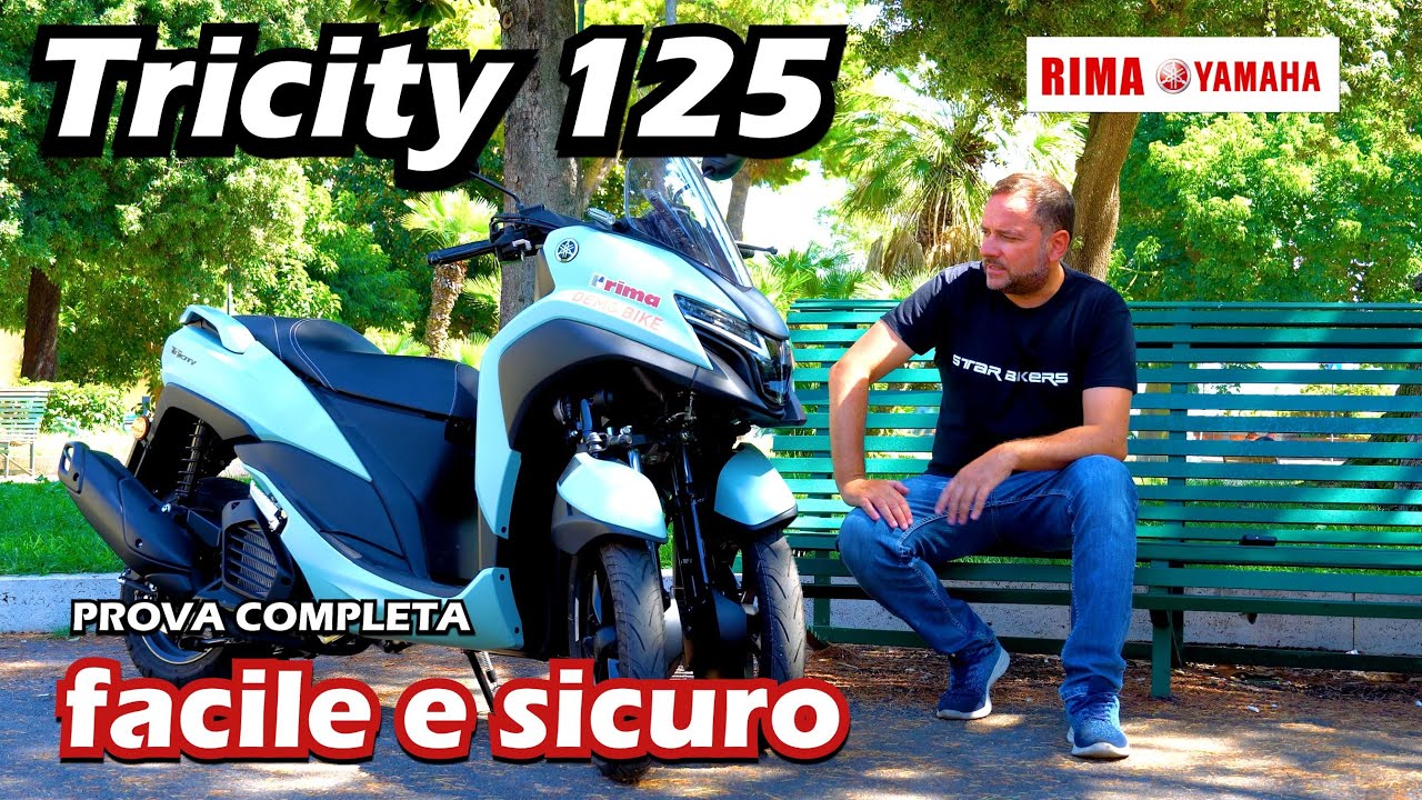PROVA YAMAHA TRICITY 125 versione 2025 facile e sicuro