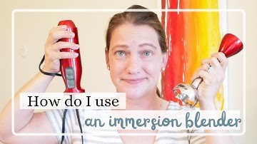 5 easy tips for how to use an immersion blender