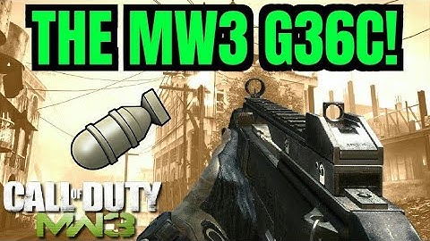 The G36C! (Modern Warfare 3, MW3, 2020, PS3/playstation 3)