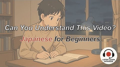 #8 Learn Japanes Naturally | 3-Step Listening Practice for Beginners 🇯🇵