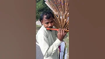 क्या मधुर बांसुरी बजाई है इस अद्भुत कलाकर ने। #shorts #flute #online #music