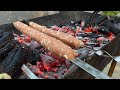 Lüle kabab Toyuqla👌 Kartoshka quyruq! Toyuq kababi! Люля-кебаб из курицы