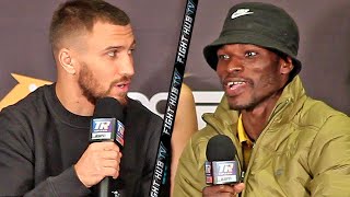 VASYL LOMACHENKO VS RICHARD COMMEY- FULL FINAL PRESS CONFERENCE \& FACE OFF | TOP RANK BOXING