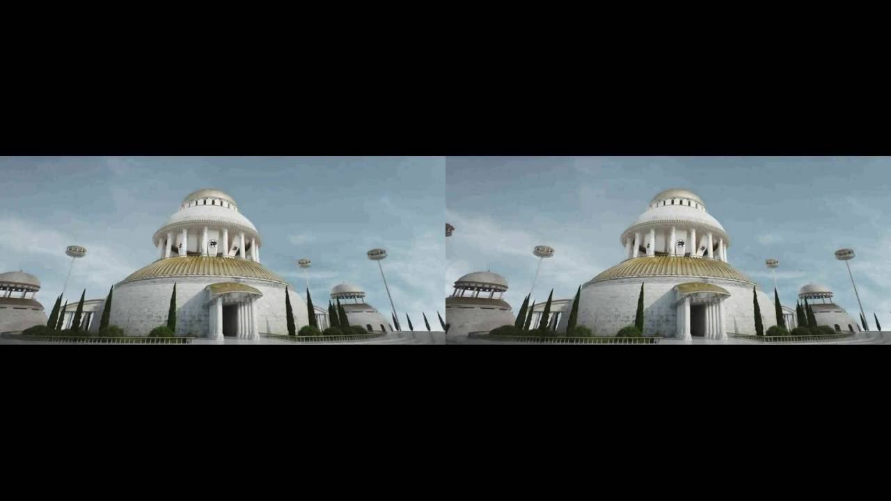 TOP 3D SBS youtube video Dragon Ball Z The Fall of Men Trailers 3D Side