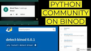 BINOD Python /Python packages on BINOD !!!!