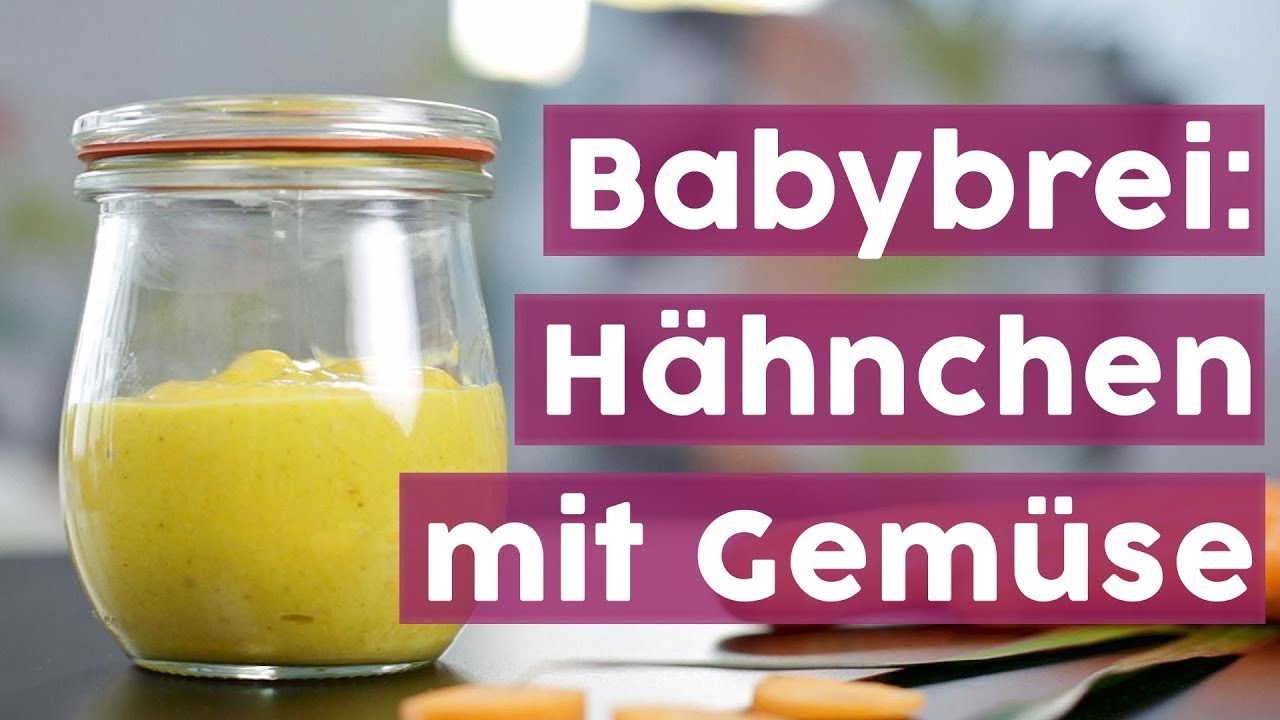 DIY Babybrei aus Kartoffeln, Möhren und Hähnchen - YouTube