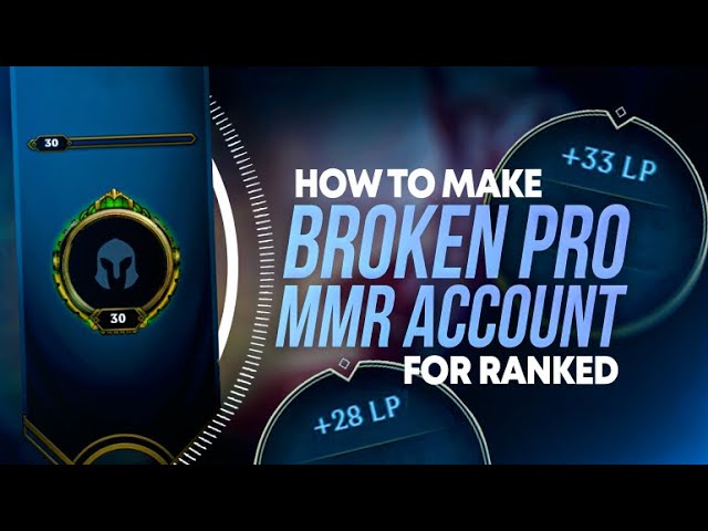 How to fix your mmr in league of legends 