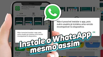 Não foi possível instalar o app pois outro usuário?