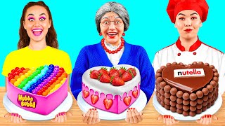 Me vs Grandma Cooking Challenge | Fantastic Kitchen Recipes by KaZaZa Challenge