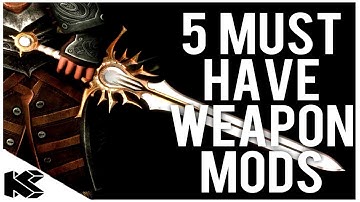Skyrim Special Edition: ▶️5 MUST HAVE WEAPON MODS◀️|8| Killerkev