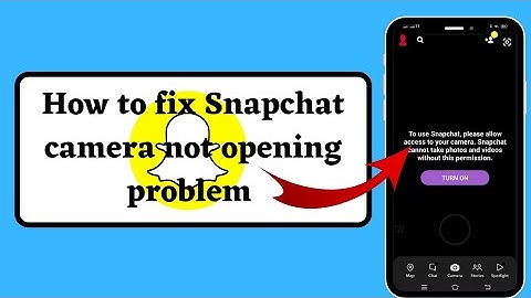 How to fix Snapchat camera not working & opening 2024 | How to turn on Snapchat camera on iPhone2024
