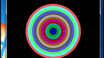 #32 Concentric Circles - C Graphics