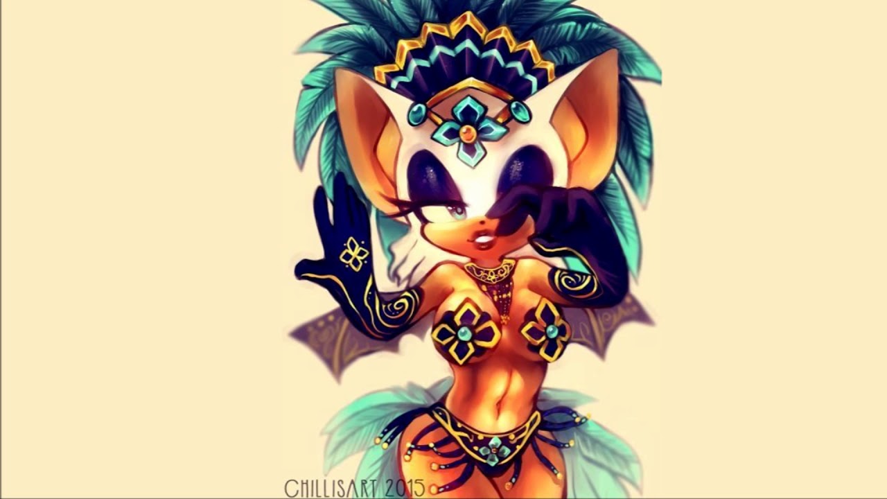 Rouge the Bat 【Ｖａｐｏｒｗａｖｅ】 (~Jazz:Rouge~Spring Yard Zone BOMIX)。