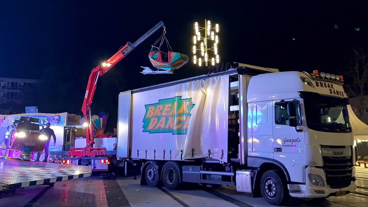 Afbouw Kermis Heerlen 2024 (Najaarskermis)