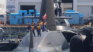 Silent Guardians of the Abyss | JMSDF Oyashio-class Submarine Returning to Port