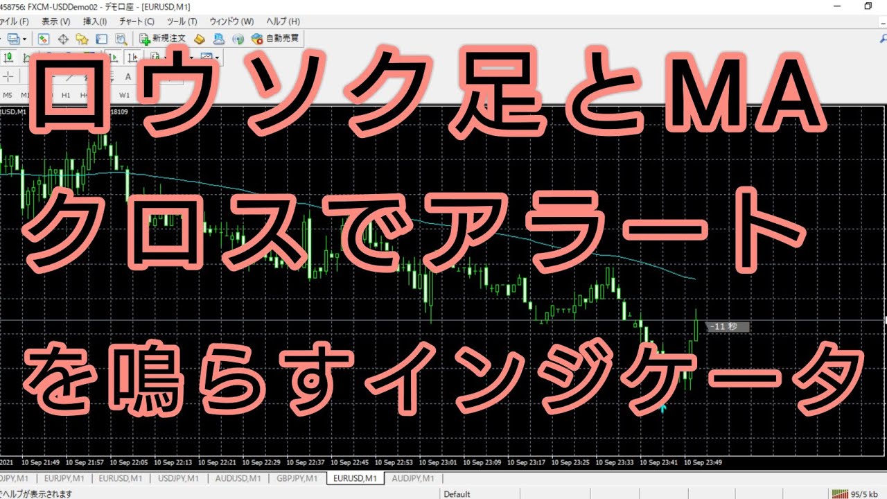 無料 移動平均線とロウソク足のクロスでアラートが鳴るインジケータ 独自開発サインツール バイナリーオプション のブログ