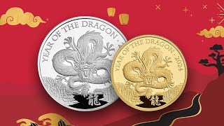 2024 coins out for release already - Year of the Dragon by @royalmint