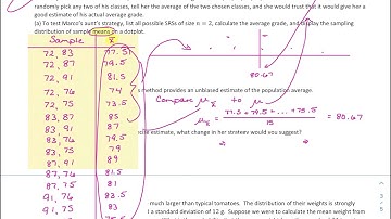 Statistics Unit 6 Test Review KEY #9c