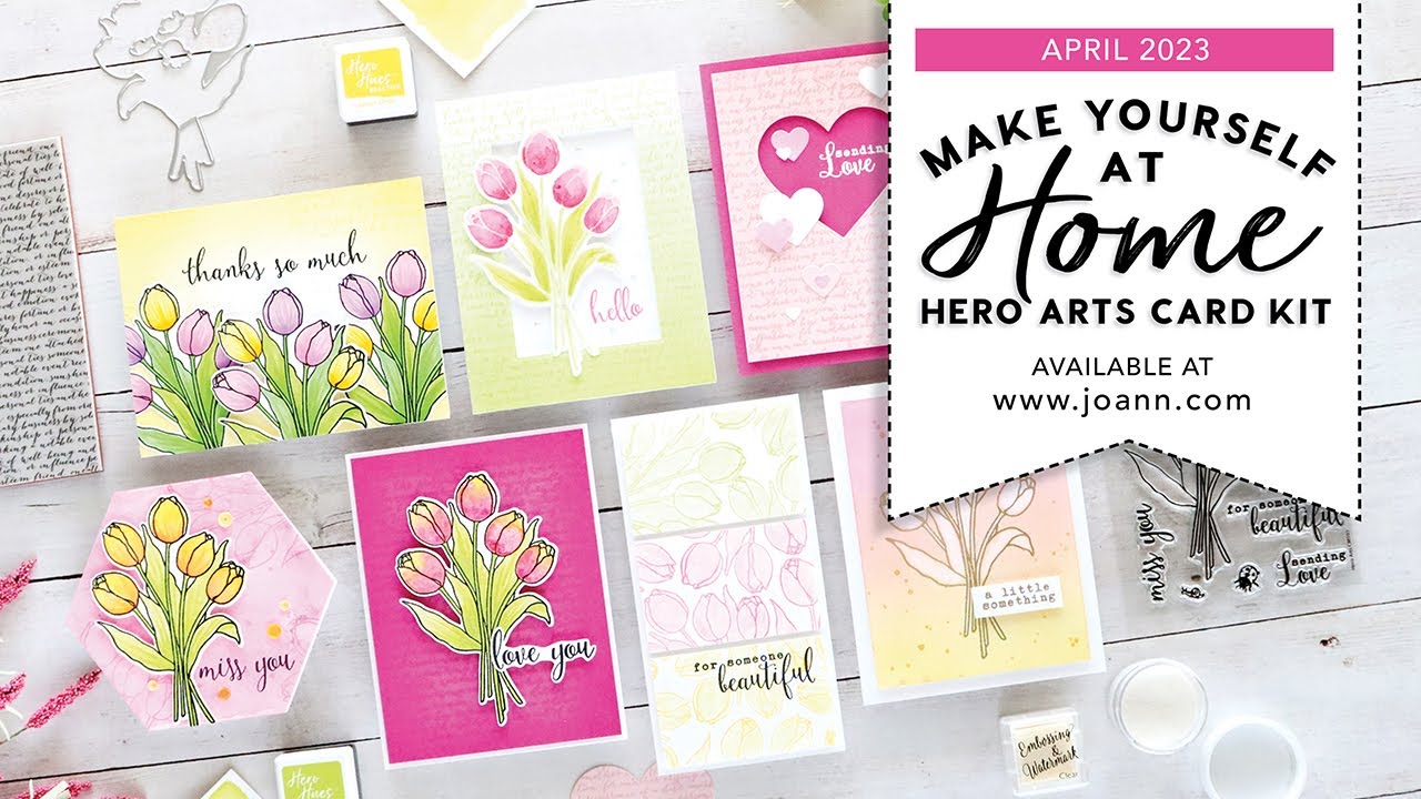 Hero Arts Make It Yourself August 2023 Summer Card Making Kit