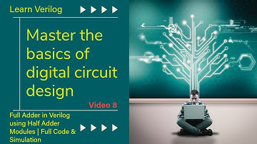 Full Adder in Verilog using Half Adder Modules | Full Code & Simulation