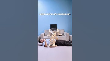 Bàn laptop công thái học đa năng Dinktech - bàn nằm làm việc, tránh đau mỏi lưng, cổ vai gáy.