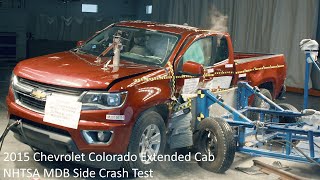2015-2022 Chevrolet Colorado Gmc Canyon Extended Cab Nhtsa Mdb Side Crash Test
