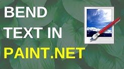 How To Bend Text In Paint.Net Using Tube Oblique Plugin (Very Easy Way)