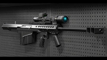 SAC(SSOC Armament Co.) M82A2 MOD.1 AHR Preview(Secondlife Machinima)