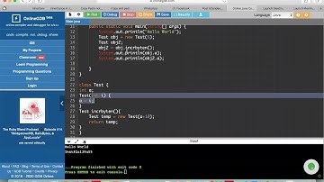 Returning Object - Passing object as a Parameter - Java Class