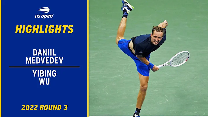Daniil Medvedev vs. Yibing Wu Highlights | 2022 US...