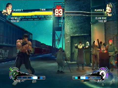 SSF4 (video 11) HD MILLZ (Ryu) vs ELUM RINE (Ibu) ...