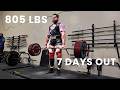 I’ve Never Felt This Strong. (805lb Deadlift for Reps)