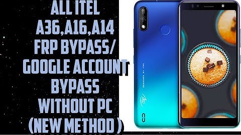 Itel a16 frp Bypass || itel a14 google account unlock (without pc 2023)