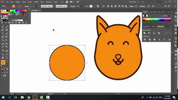 How to create Animal Icons in Adobe illustrator-Dog