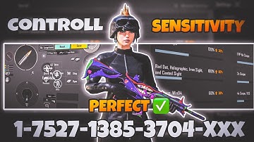 NEW UPDATE 4.0🔥 BEST SENSITIVITY CODE PARFECT SETTINGS BGMI/PUBG MOBILE