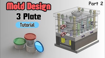 SOLIDWORKS Mold Design - Complete Mold Design - Thin wall 2/3
