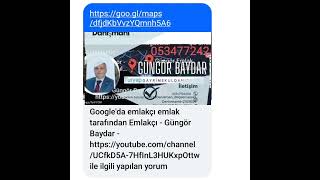 Emlakçı Güngör Baydar Httpsgoo.glmapsdfjdkbvvzyqmnh5A6