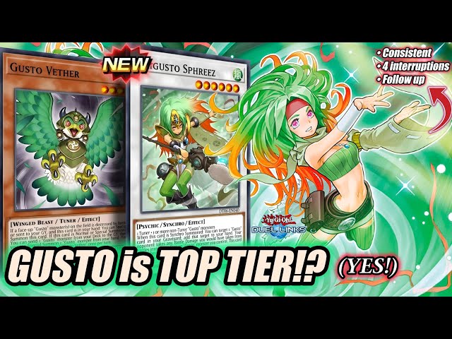 GUSTO is META! 90% WINRATE + COMBO GUIDE NEW SKILL & SUPPORT = KOG WORTHY! [DUEL  LINKS] - YouTube