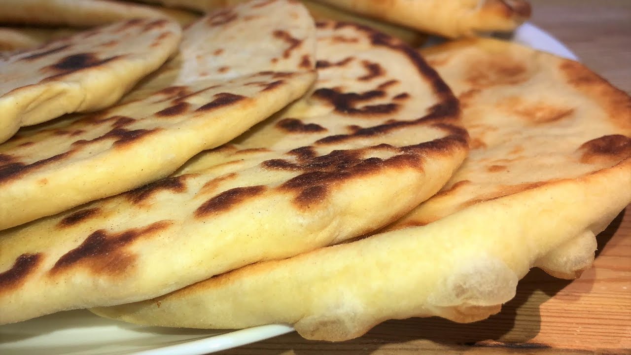 Pite me kos (te mbushura) - How to make Pita Bread - Pane Pita 🥣