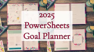 ***NEW 2025 POWERSHEETS GOAL PLANNER COMPLETE WALKTHROUGH & REVIEW