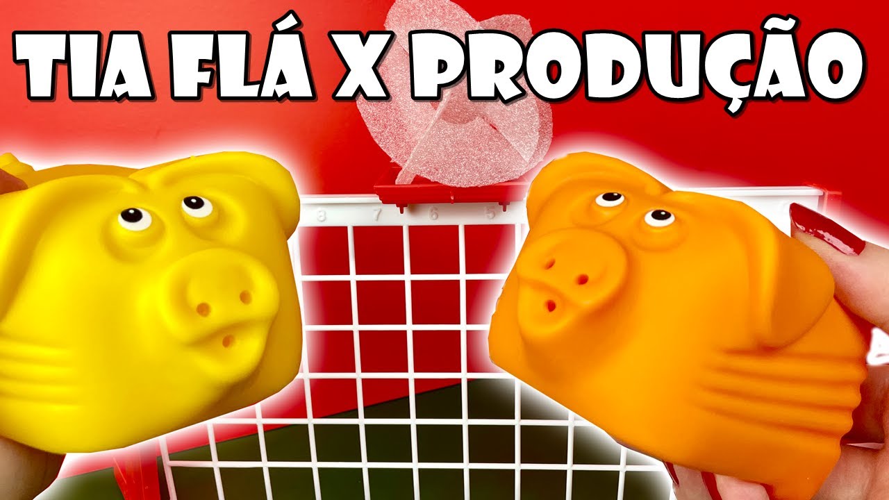 TENTE NÃO RIR! Ping Porco ou Porco Volei? Tia Flá X Produção