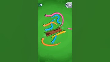 Snake knot: Sort Puzzle game 😲😎 #ytshorts #shorts #shortsfeed