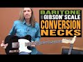 Warmoth Baritone-Scale and Gibson®-Scale Conversion Necks