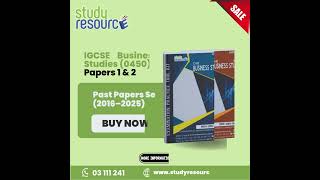 IGCSE Business Studies (0450) – Papers 1 & 2: