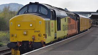 #643: [Test Train] Colas Class 37421 & 37175 pass Llandudno Junction (21/04/16)