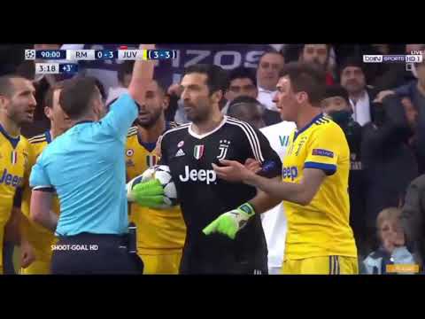 RIGORE SCANDALOSO AL ‘93 E ESPULSIONE DI BUFFON - RealMadrid-Juventus 1-3