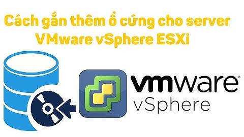 VMware vSphere 18: Cách gắn thêm ổ cứng cho server ESXi